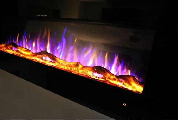 Ezee Glow 50" Zara Black Wall Mounted Electric Fire