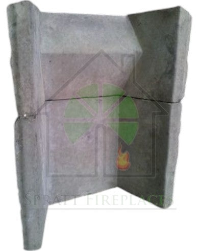 18" Fondu Split Fireback
