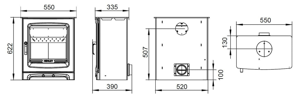 Henley Alderwood Eco 6.7kW (Multi Fuel)
