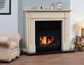 60" Lyon  Ivory Pearl Fireplace