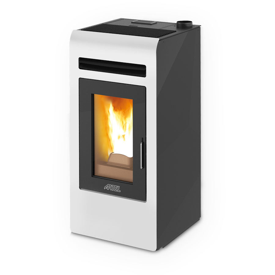 ARTEL CAYENNE CLASS WHITE PELLET 8KW STOVE
