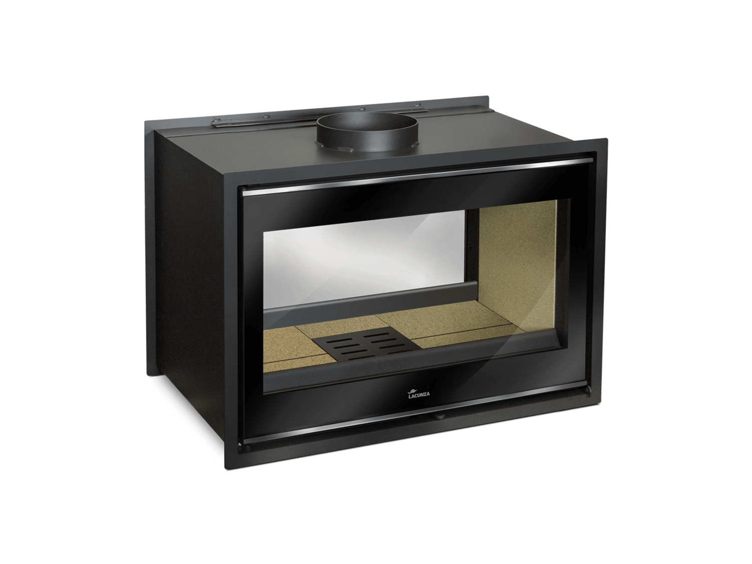 Lacunza Nickel 800 Double Sided Inset Stove