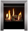 Gazco Box Profil2 Frame - Brushed Steel Effect