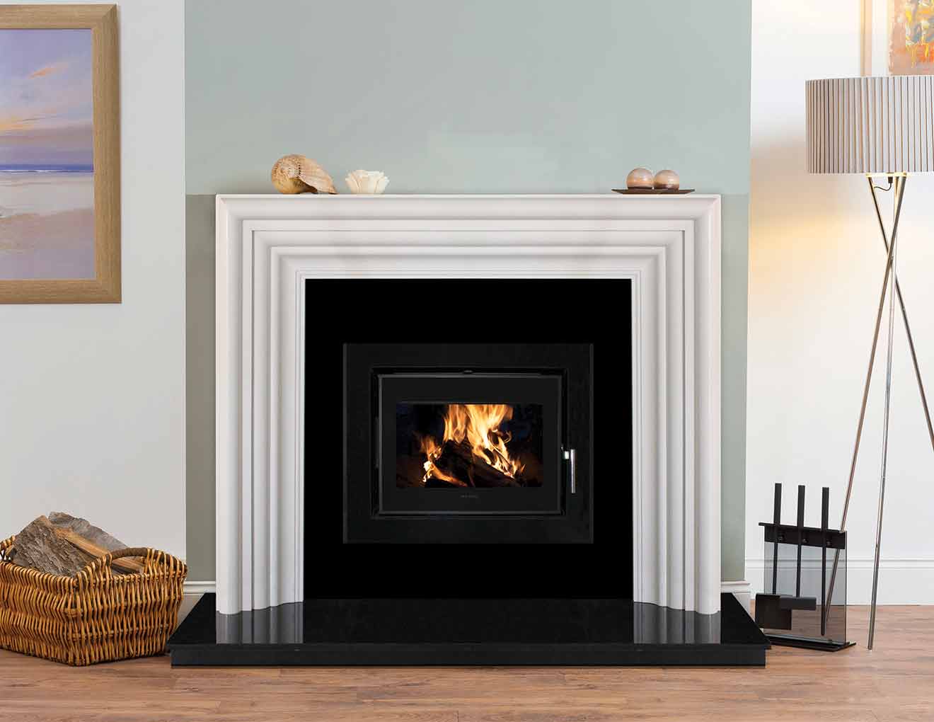 52" Heritage Ivory Pearl Fireplace
