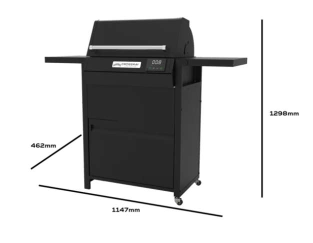 Crossray eXtreme Infared Portable Electric BBQ with Trolly