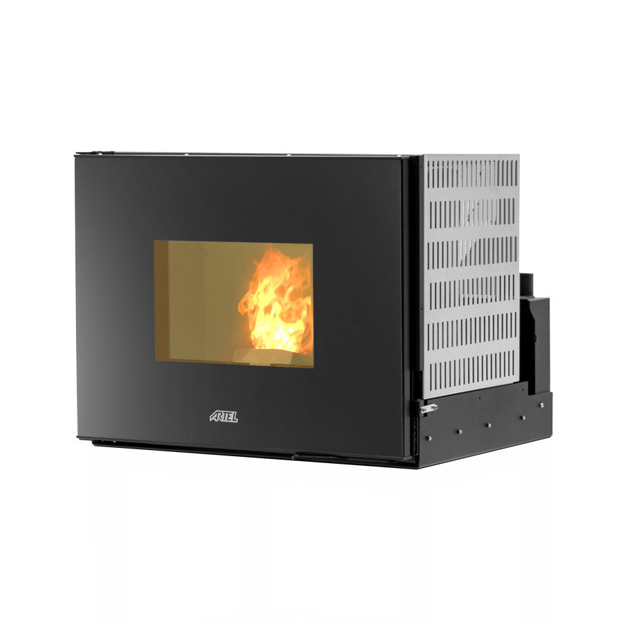ARTEL CAMINO INSERT 13.5KW WOOD PELLET STOVE BLK DUCTED