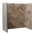 Lagan Beige Inglenook Chamber Set (Herringbone)