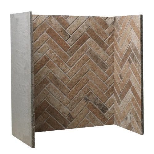 Lagan Beige Inglenook Chamber Set (Herringbone)