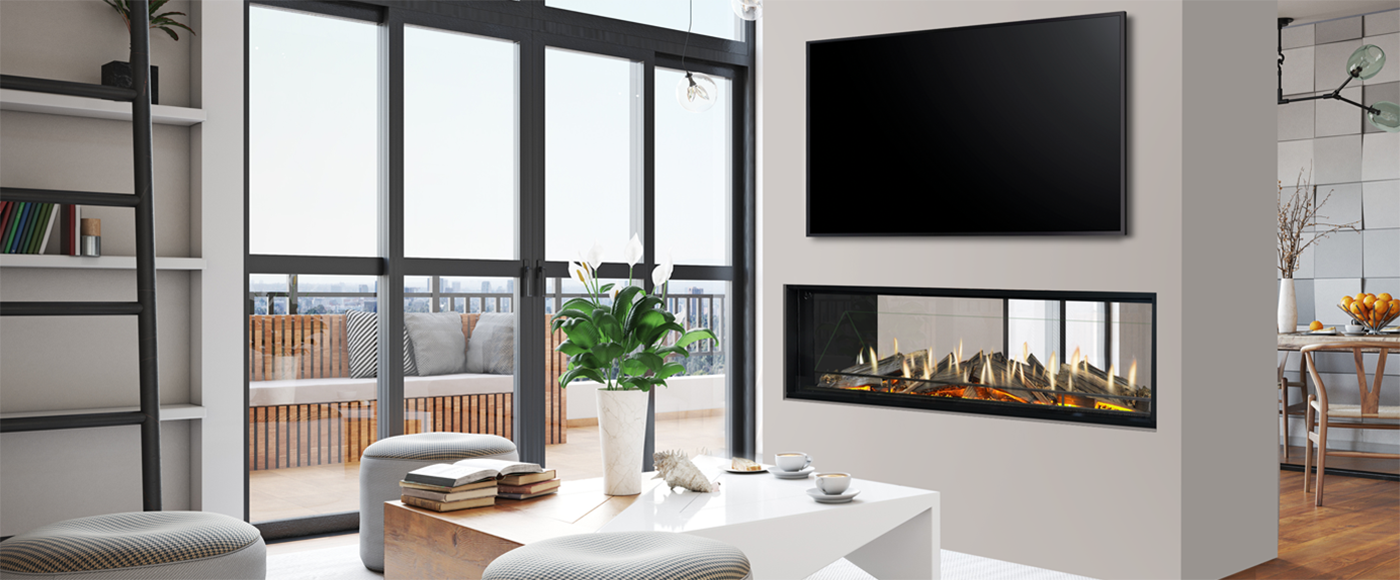 Evonic Octane 1500 Double Sided Electric Fire
