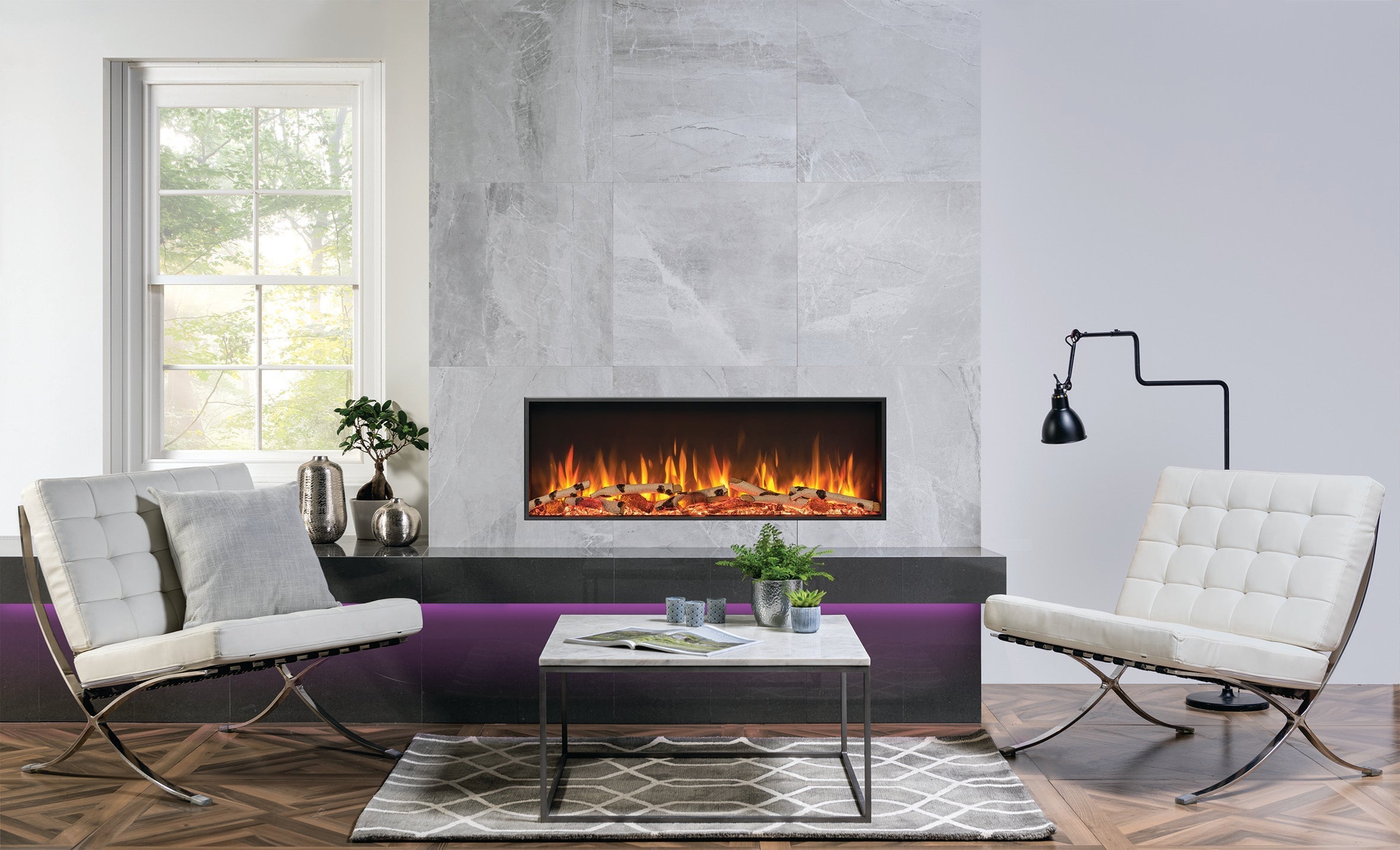 Gazco eStudio 105R Inset Electric Fire Log Effect