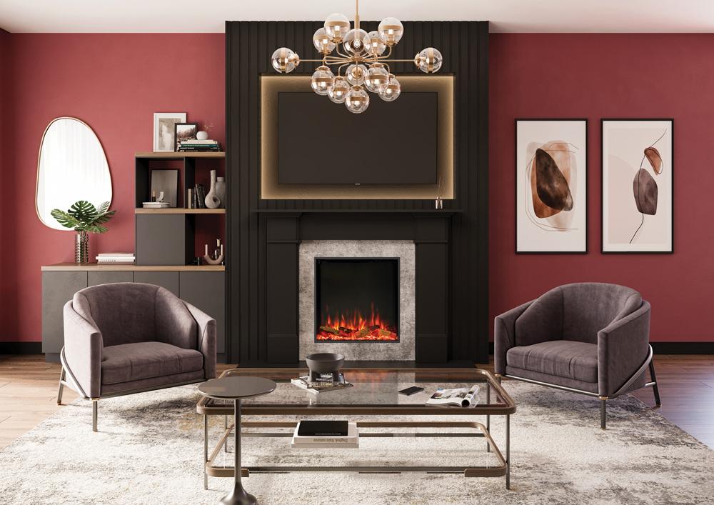 eStudio 60R Electric Inset Fire