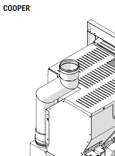 Elcofire Cooper Top Flue Kit