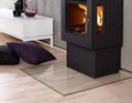 Smoked Glass Hearth Square 900 x 900mm