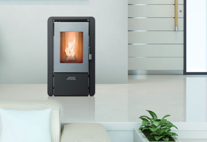 ARTEL PETIT 6KW BLACK PELLET STOVE