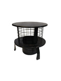 Pot Hanger 6" with Rain Cap "Screwfit" Black