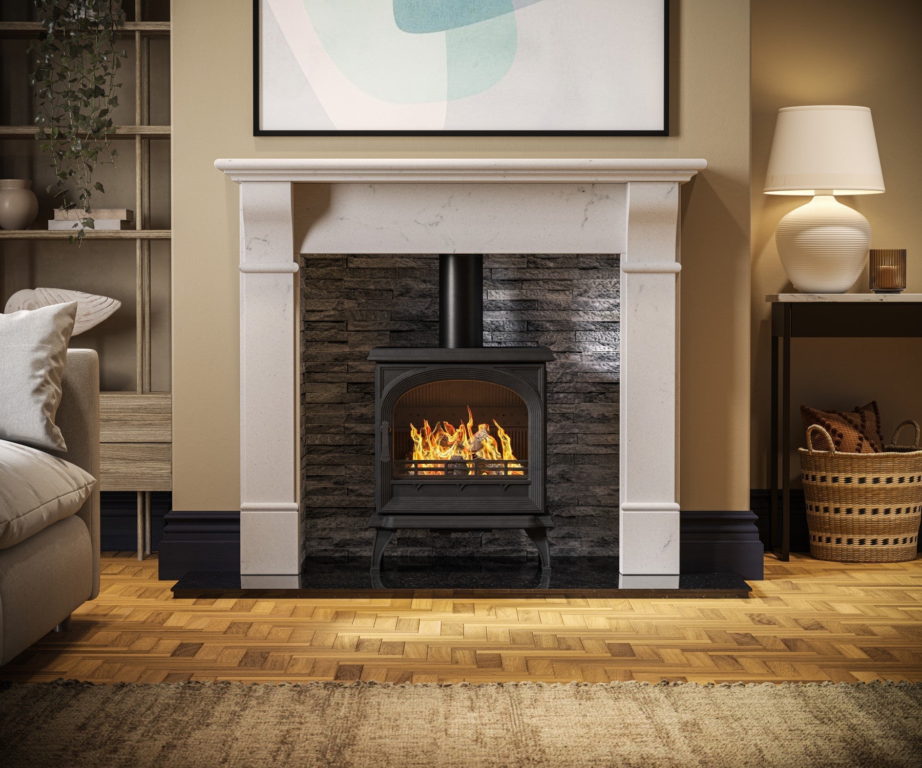 Mazona Shelbourne Eco 5kW Cast Iron Stove